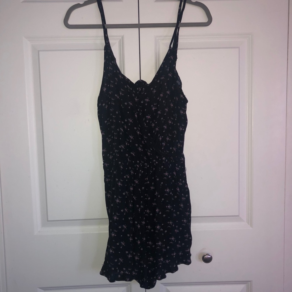 Navy Romper